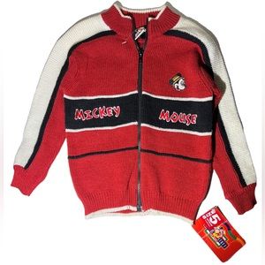 Rare 💫 Vintage 90’s Mickeys Stuff for kids Cardigan